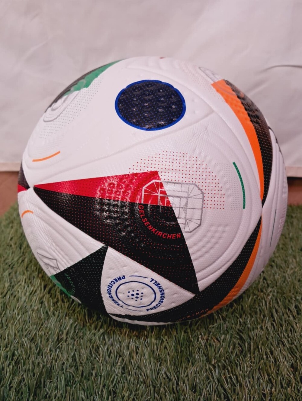 White Multi-Color Soccer Ball #5